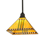 13"Sq Prairie Corn Pendant
