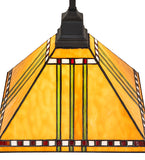 13"Sq Prairie Corn Pendant