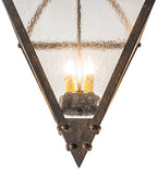 14"Sq Pyramid Inverted Pendant