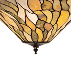 20"W Willow Jadestone Flushmount