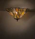 20"W Willow Jadestone Flushmount