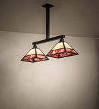 42"L Mission 2 Lt Kitchen Island Lighting