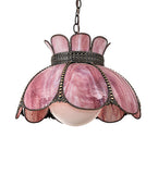 18"W Anabelle Pink Pendant