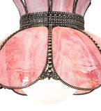 18"W Anabelle Pink Pendant