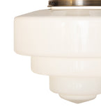 13.5"W Revival Schoolhouse Tiered Globe Flushmount