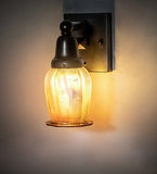 4"W Revival Oyster Bay Favrile Wall Sconce