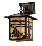 9"W Seneca Lighthouse Hanging Outdoor Wall Sconce
