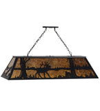 48"L Elk Wildlife Island/Billiard Pendant