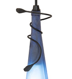 4"W Tuscan Vineyard Triangular Wine Bottle Mini Pendant