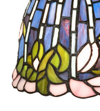 8"W Tiffany Flowering Lotus Mini Pendant