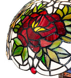 17"H Renaissance Rose Table Lamp
