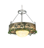 72"W  Fox Run Rustic Lodge Inverted Pendant