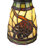 23"W Pinecone Dome 3 Lt Tiffany Rustic Lodge Chandelier