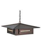 24"Sq Moss Creek Creekside Outdoor Pendant