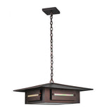 24"Sq Moss Creek Creekside Outdoor Pendant