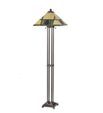 63"H Pinecone Ridge Tiffany Lodge Floor Lamp