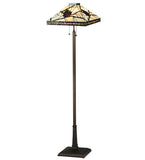 60"H Pinecone Mission Tiffany Lodge Floor Lamp