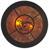 16"W Teepee Athabasca Southwest Pendant