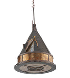 16"W Teepee Athabasca Southwest Pendant