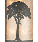34"W Forest Rustic Lodge Lantern Pendant