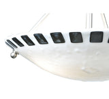 18"W Metro Fusion Enduro Fused Glass Semi-Flushmount