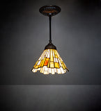 8"W Delta Jadestone Mini Pendant