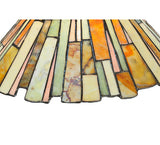 45"L Jadestone Delta 2 Lt Tiffany Lodge Island/Billiard