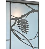 12"Sq Whispering Pines Outdoor Pendant