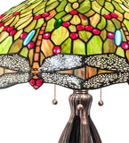 30"H Tiffany Hanginghead Dragonfly Table Lamp