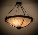 24"W Freya Traditional Semi-Flushmount