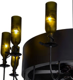 50"W Tuscan Vineyard Etched Grapes 12 Lt Wine Bottle Chandel-Air