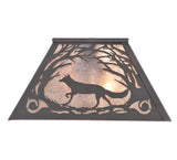 60"H Fox Hunt Rustic Lodge Floor Lamp