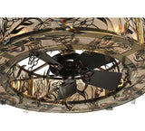 45"W Lady Slipper Chandel-Air Ceiling Fan