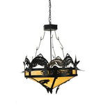 34"W Catch Of The Day Trout Wildlife Inverted Pendant