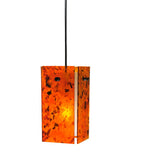 5"Sq Metro Magma Quadrato Contemporary Pendant