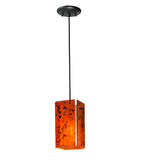 5"Sq Metro Magma Quadrato Contemporary Pendant