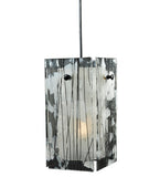 5"Sq Metro Branches Quadrato Contemporary Pendant