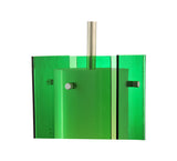 5"Sq Metro Green Quadrato Mini Pendant