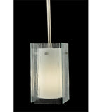 5"Sq Metro Mist Quadrato Mini Pendant