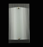 6"W Metro Reeded Quadrato Contemporary Wall Sconce