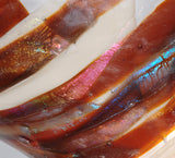 21"W Marina Fused Glass Contemporary Pendant