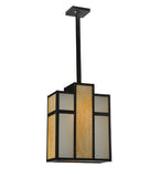 12"L Oah Mission Oblong Pendant