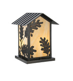 17"W Seneca Oak Leaf Pier Mount