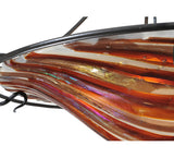 28.5"W Metro Fusion Marina Fused Glass Inverted Pendant