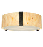 24"W Cilindro Contemporary Flushmount