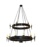 72"W Warwick 18 Lt Two Tier Gothic Chandelier