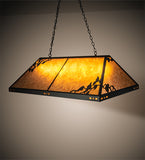 52"L Ivy Island/Billiard Rustic Lodge Pendant | Smashing Stained Glass & Lighting