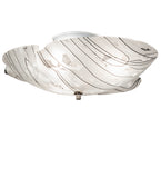 16"W Metro Fusion Branches Organic Flushmount