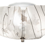 16"W Metro Fusion Branches Organic Flushmount