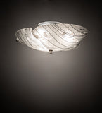 16"W Metro Fusion Branches Organic Flushmount